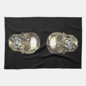 Chrome Skull Kitchen Towel Theedoek (Horizontaal)