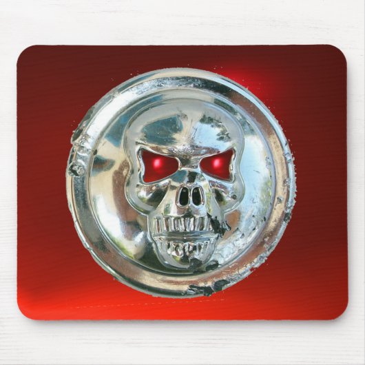 CHROME SKULL, Red Ruby Muismat (Voorkant)