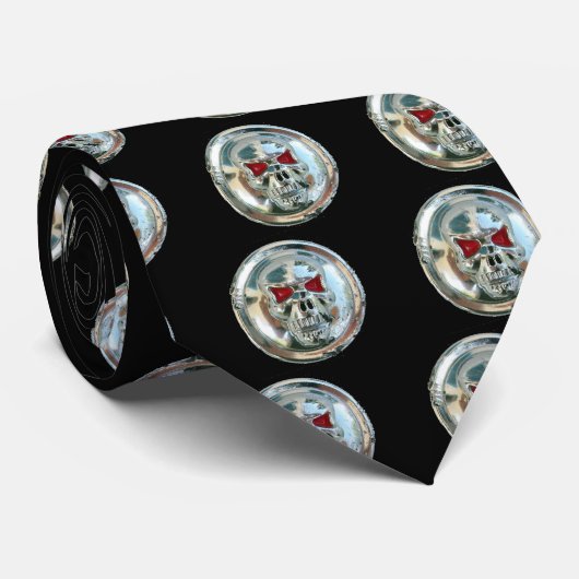 CHROME SKULL STROPDAS (Opgerold)