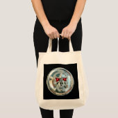 CHROME SKULL TOTE BAG (Voorkant (product))