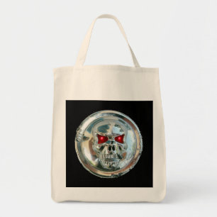 CHROME SKULL TOTE BAG