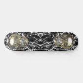 Chrome Skuls Skateboard (Horz)
