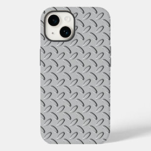 Chrome Steel Diamond Bord Case-Mate iPhone 14 Hoesje