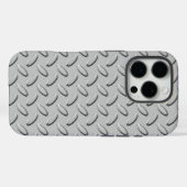 Chrome Steel Diamond Bord Case-Mate iPhone Case (Achterkant (horizontaal))