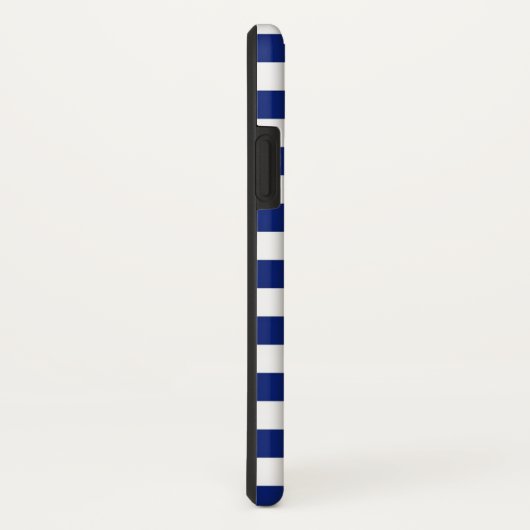 Chrome stijl Sailing on Nautical Stripes Case-Mate iPhone Case (Achterkant/rechts)