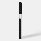 Chrome Style Black Ribbon Awareness Case-Mate iPhone Case (Achterkant / Rechts)