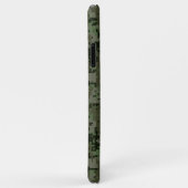 Chrome Style Caduceus Symbool op Green Camouflage Case-Mate iPhone Case (Achterkant/rechts)