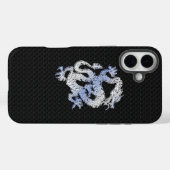 Chrome Style Dragon Black Snake Skin Print Case-Mate iPhone Case (Achterkant (horizontaal))