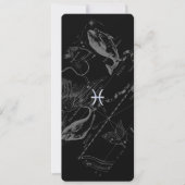 Chrome Style Pisces Zodiac Symbol op Hevelius (Voorkant)