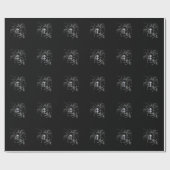 Chrome Style Sagittarius Zodiac Sign on Hevelius Cadeaupapier (Vlak)