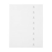 Chrome Style White Ribbon Awareness (Vel)