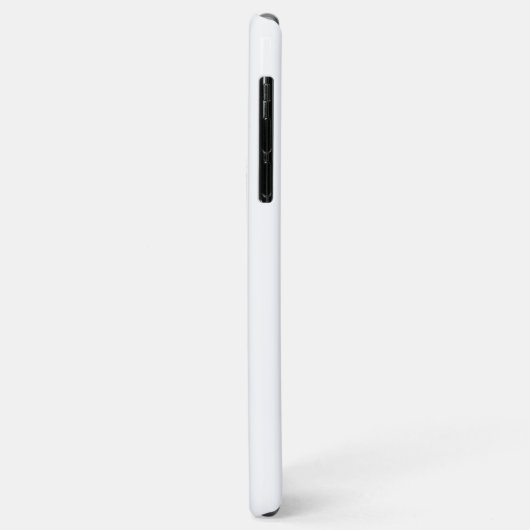 Chrome Trim Style White Ribbon Awareness Case-Mate iPhone Case (Achterkant/links)