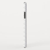 Chrome White Ribbon Awareness on Checkers Print Case-Mate iPhone Case (Achterkant/rechts)