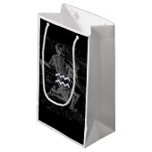 Chrome zoals Aquarius Zodiac Sign on Hevelius 1690 Klein Cadeauzakje (Voorkant Gekanteld)