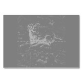 Chrome zoals Aries Zodiac Sign Hevelius Kaart (Achterkant)