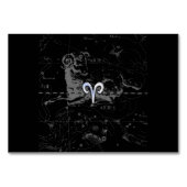 Chrome zoals Aries Zodiac Sign Hevelius Kaart (Voorkant)