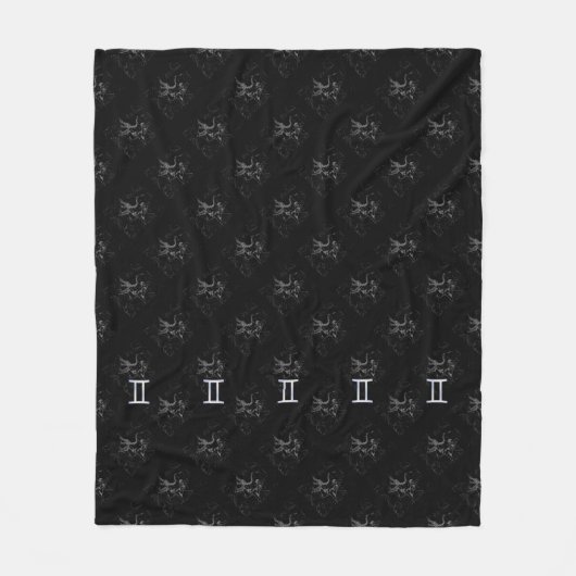 Chrome zoals Gemini Zodiac Sign on Hevelius Fleece Deken (Voorkant)