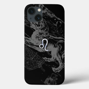 Chrome zoals Leo Zodiac Sign on Hevelius 1690 iPhone 13 Hoesje