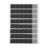 Chrome zoals Pisces Zodiac Sign on Black Hevelius (Vel)