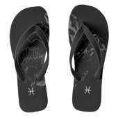 Chrome zoals Pisces Zodiac Sign on Hevelius Teenslippers (Voetbed)