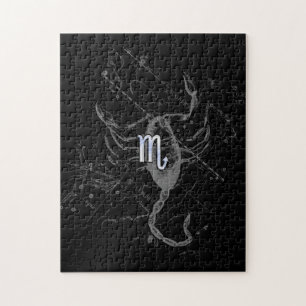 Chrome zoals Scorpio Zodiac Sign on Hevelius Decor Legpuzzel