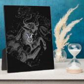 Chrome zoals Taurus Zodiac op Hevelius Black Fotoplaat (Zijkant)