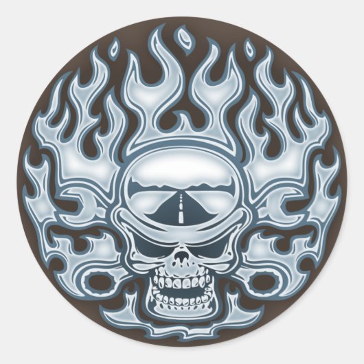 Chromeboy - WF Ronde Sticker (Voorkant)