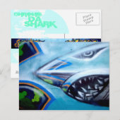 Chromie Da Shark Post Card Briefkaart (Voorkant / Achterkant)