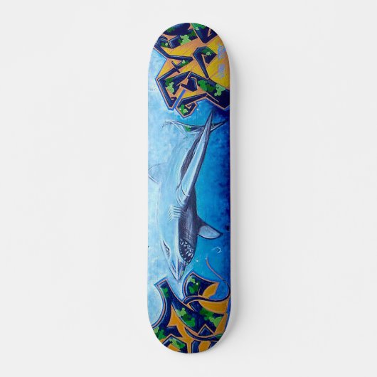 Chromie Da Shark Skateboard (Voorkant)