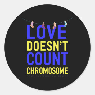 Chromosomen van liefde - voorbij cijfers Sticker
