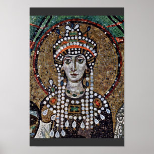 chromozaïeken van San Vitale in Ravenna , Szene : Poster