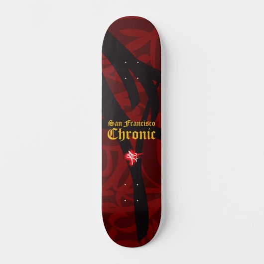 Chronic 49ers Colors Skateboard (Voorkant)