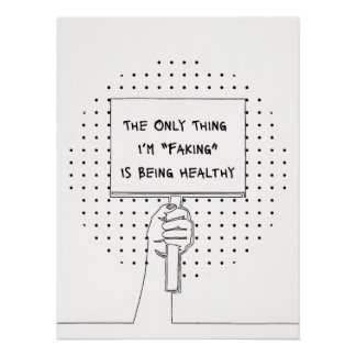 Chronic Illness Awareness & Advocacy Quote Print Perfect Poster