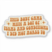 Chronic Illness & Invisible Disability Awareness Sticker (Voorkant)