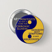 Chronic Illness Round Badge Ronde Button 5,7 Cm (Voorkant /achterkant)