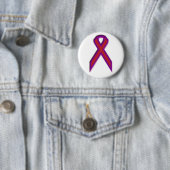 Chronic Migraine Awareness Ribbon - Pin Ronde Button 5,7 Cm (In situ)