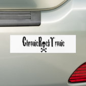 Chronic Rock Tronic versnelling Bumpersticker (Op auto)