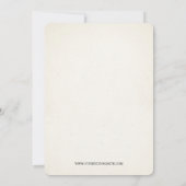 Chronique de squelettes Invitation de mariage (Dos)