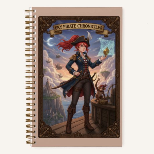 Chroniques de pirate du ciel Fille d'anime Journal (Recto)