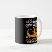 Chronisch obstructieve longziekte krijger COPD Koffiemok (Voorkant rechts)