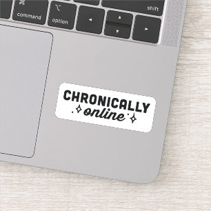 Chronisch online meisje esthetiek sticker