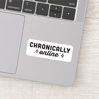 Chronisch online meisje esthetiek sticker