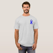 Chronisch vermoeiingssyndroom, CFS, lint met vleug T-shirt (Voorkant volledig)