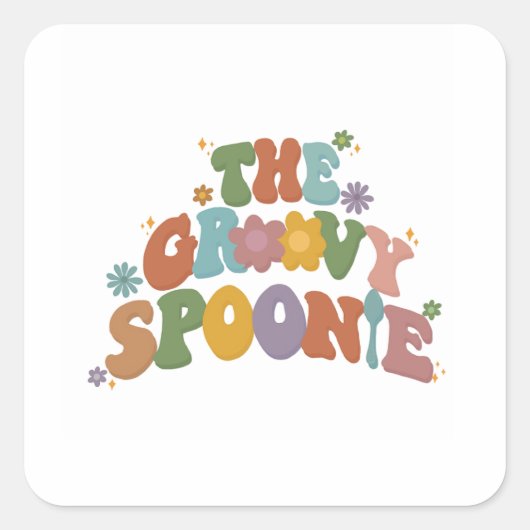 Chronische aandoening Spoonie Sticker (Voorkant)
