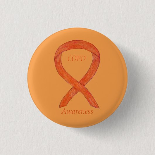 Chronische obstructieve longziekte ronde button 3,2 cm (Voorkant)