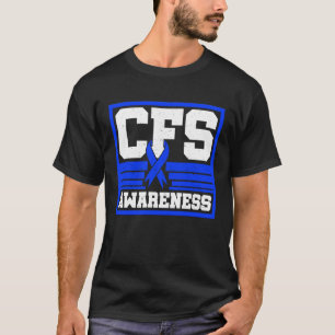 Chronische vermoeidheid Syndroom Warrior CFS Post  T-shirt