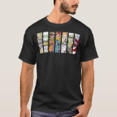 Chrono Trigger Belangrijkste Karakters Actieve T-s T-shirt (Voorkant)