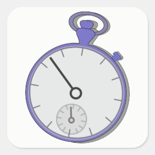 Chrono Vierkante Sticker