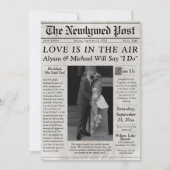 Chronologie de la Faire-part de mariage photo du j (Devant)