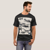 Chronologie de l'aviation : T-shirt d'aéronef embl (Devant entier)